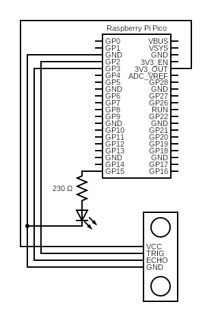 door alarm peripheral device circuit diagram